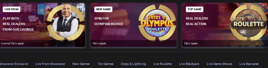 Live casino schweiz